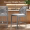 Best Choice Products Set of 2 Indoor Outdoor Counter Height Barstools w/ All-Weather Rope & Aluminum